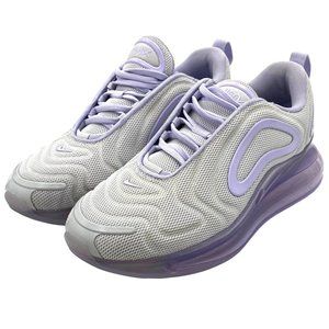 Nike Air Max 720 AR9293-009 Women's Size 6.5 Pure Platinum Oxygen Purple nylon